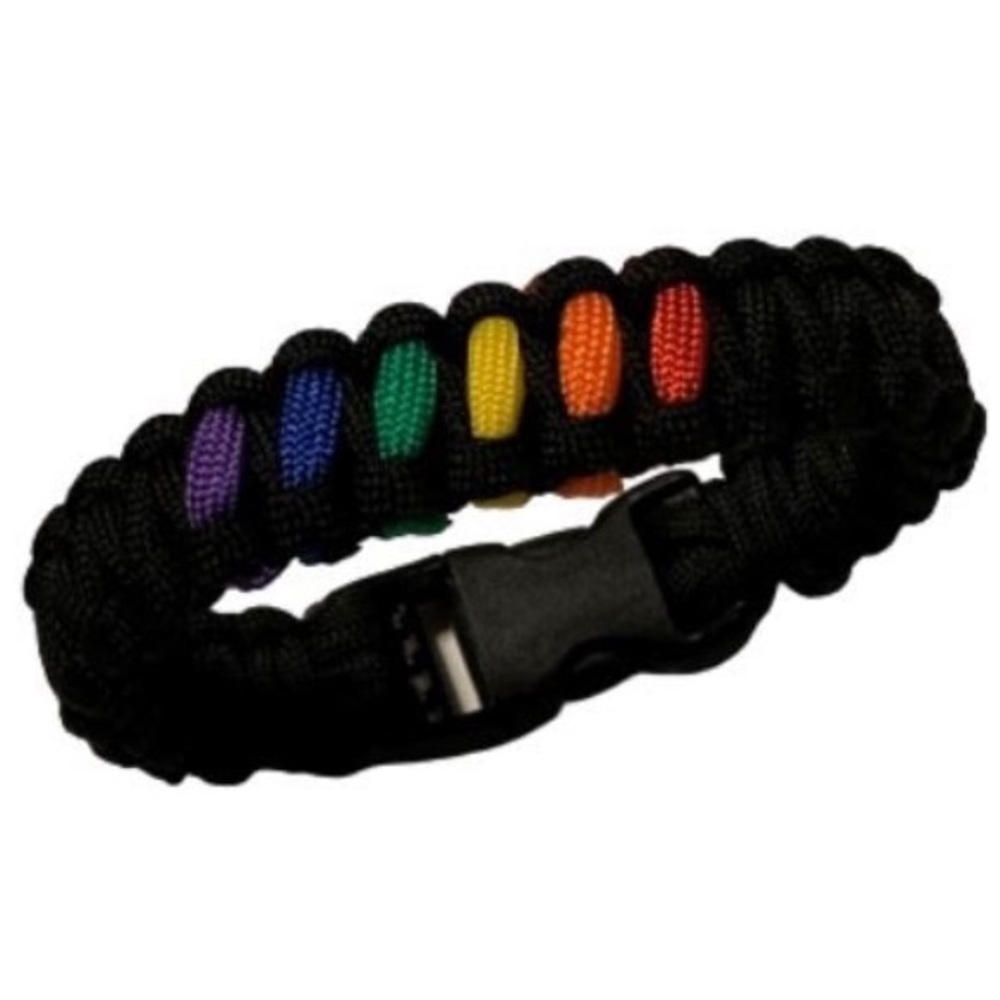 Rainbow Paracord Bracelet